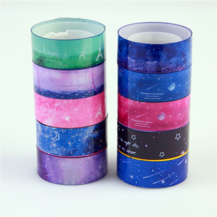 Starry Sky Washi Tape (10pcs)