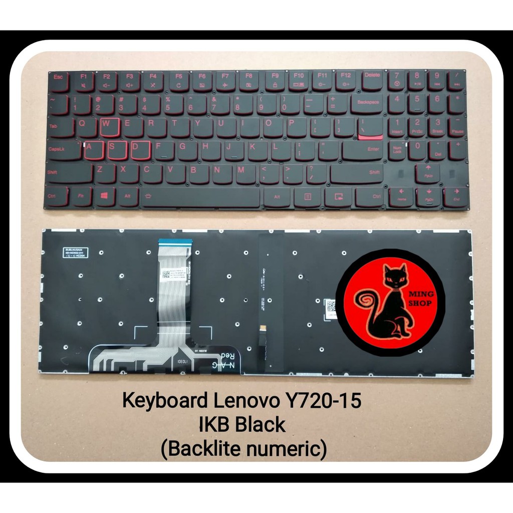 Lenovo Legion Y720-15IKB (80VR) original keyboard DE (german