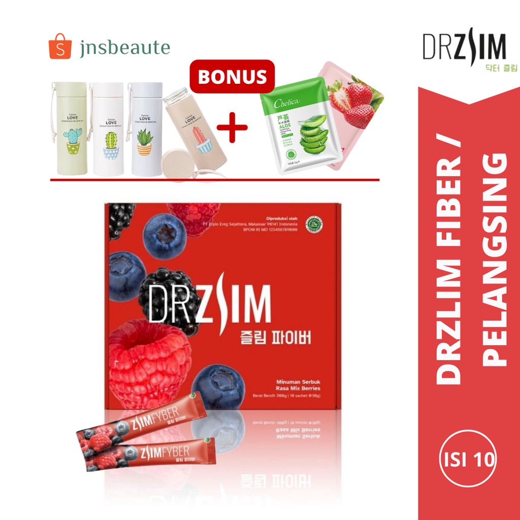 

DRZLIM Fiber/ Detox/ Zlim by dr. Ekles Ussy Pratama [FREE GIFT]