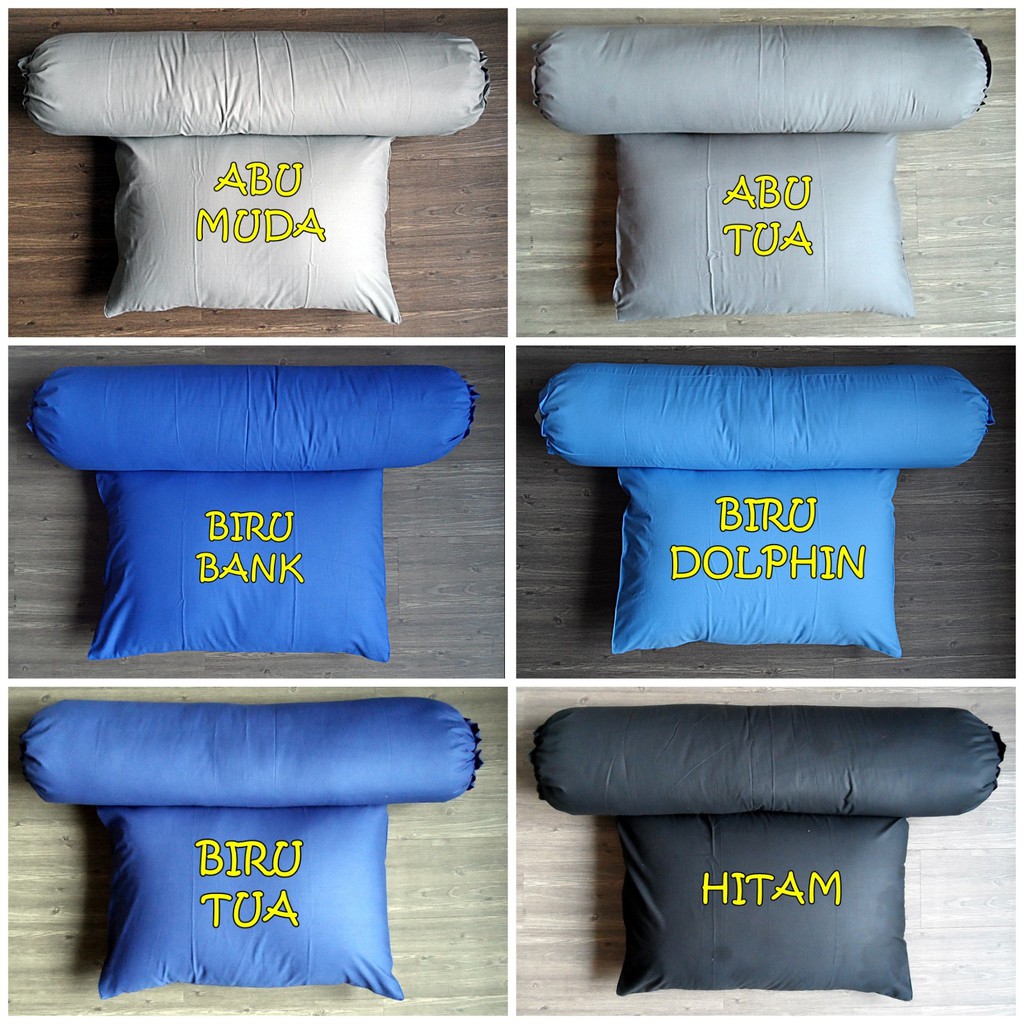 Sarung Bantal dan Guling Polos (Sarung Saja) VOL 2