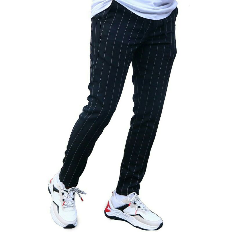 CELANA TARTAN COWOK SLIMFIT MOTIF KOTAK KOTAK CELANA PANTS TARTAN PRIA