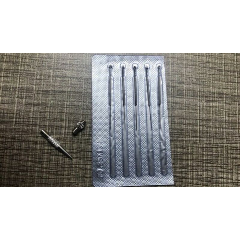 Sparepart jarum soft couter spot belati rumah dan jarum halus 1 set