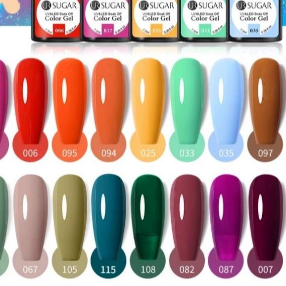 ☁ Gel polish kutek gel UR SUGAR/ kutek gel uv kutek gel halal gel polish UV LED kutek halal BATCH 4 