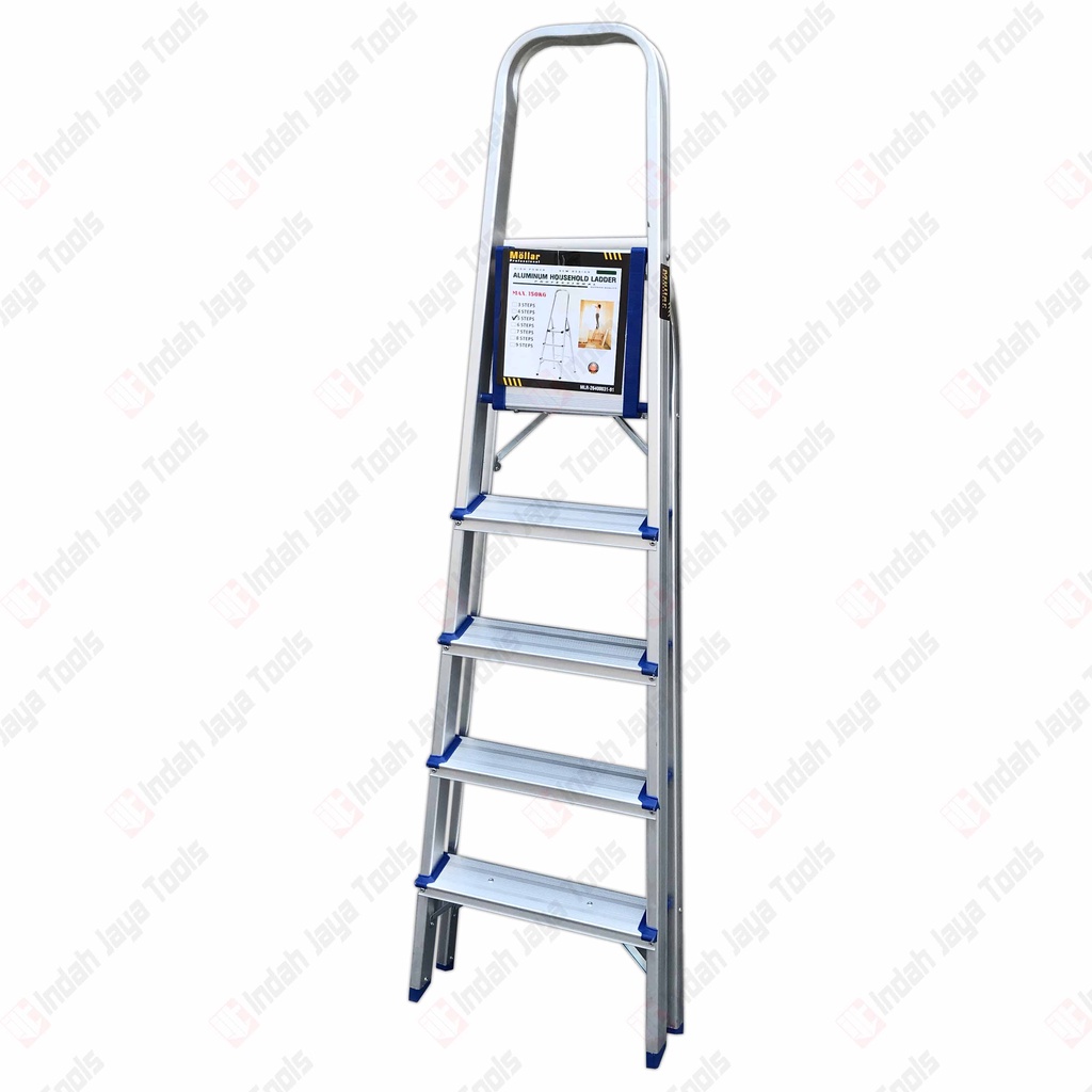 MOLLAR Tangga ALUMUNIUM 5S 5 Step - Tangga Lipat Rumah Ladder