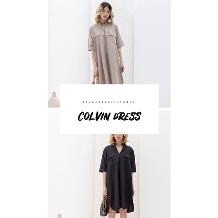TCS | Colvin Dress - Simple Basic Linen Dress - All size & Big size - Curvy Friendly