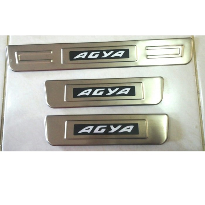 Sillplate Samping Stainless + Lamp Agya / Ayla | Kikim Variasi