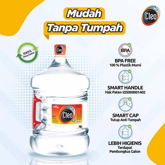 

Air Minum CLEO Galon + Isi 19 Liter