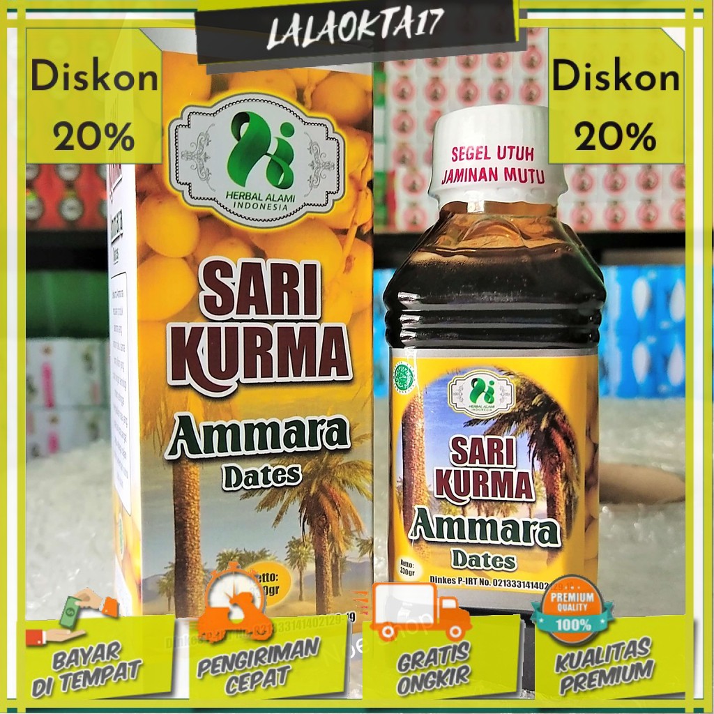 

Sari Kurma Ammara Dates 330 Gr