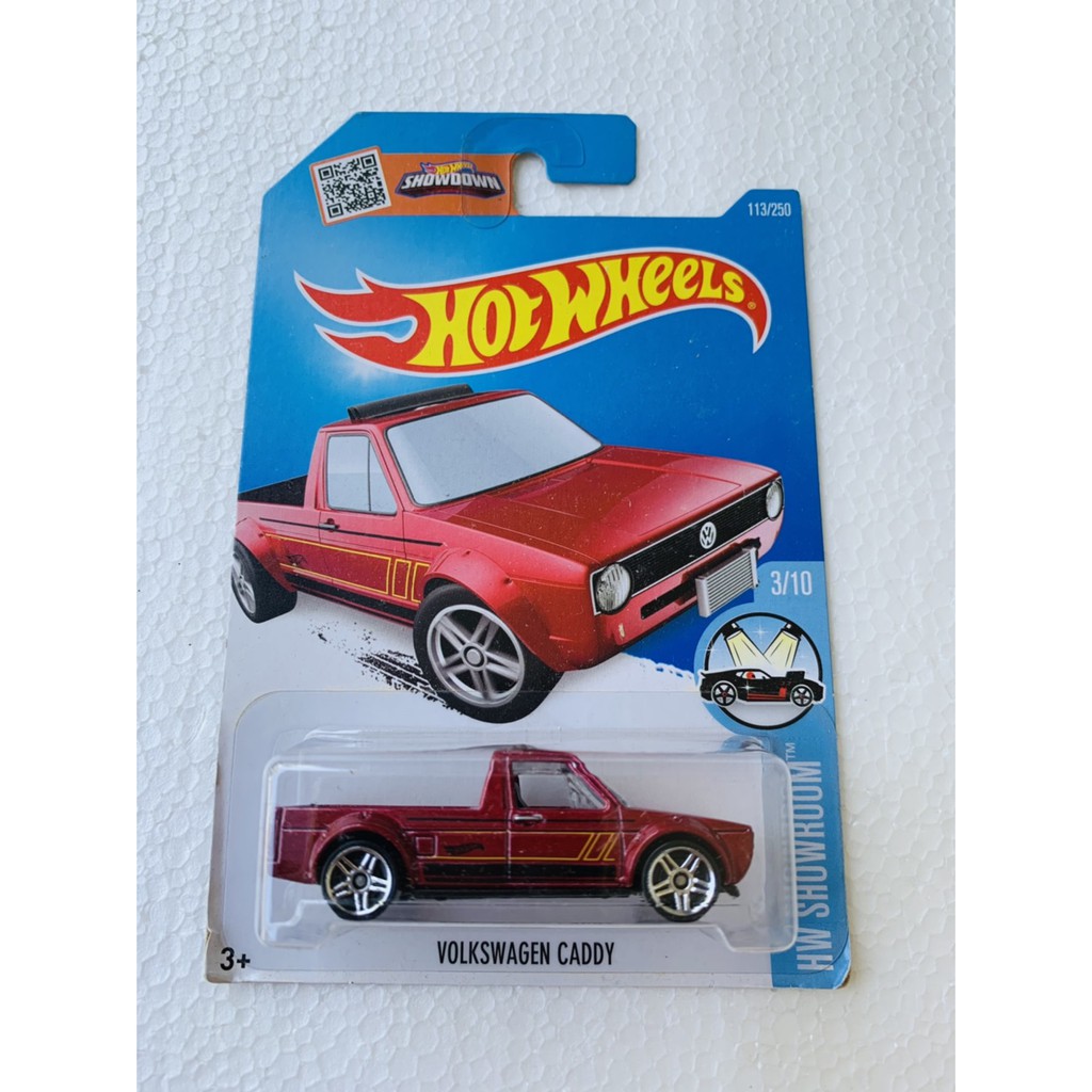 HOTWHEELS HOT WHEELS VOLKSWAGEN VW CADDY PICKUP MERAH DIECAST MOBIL MOBILAN ANAK MURAH LANGKA PROMO
