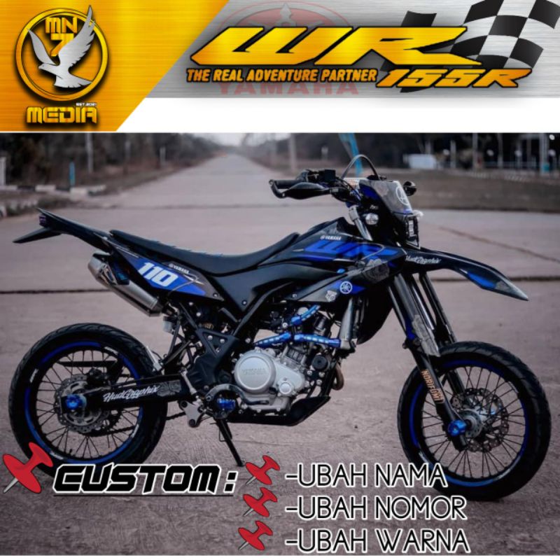 DECAL STIKER YAMAHA WR 155R~decal sticker yamaha wr 155r~Decal WR 155 Full Body~Dekal Supermoto