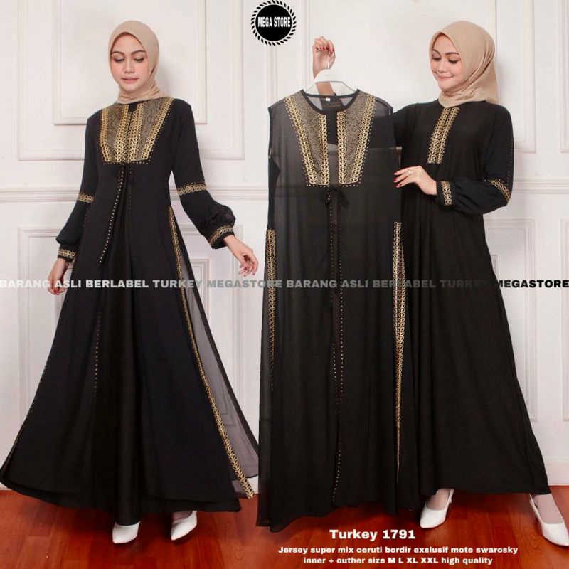 ABAYA GAMIS TURKEY 1791 by megastore