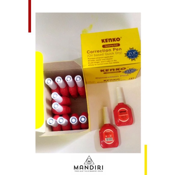 

[ TipeX Cair ] KENKO®️ CORRECTION PEN (Opaquing Fluid)