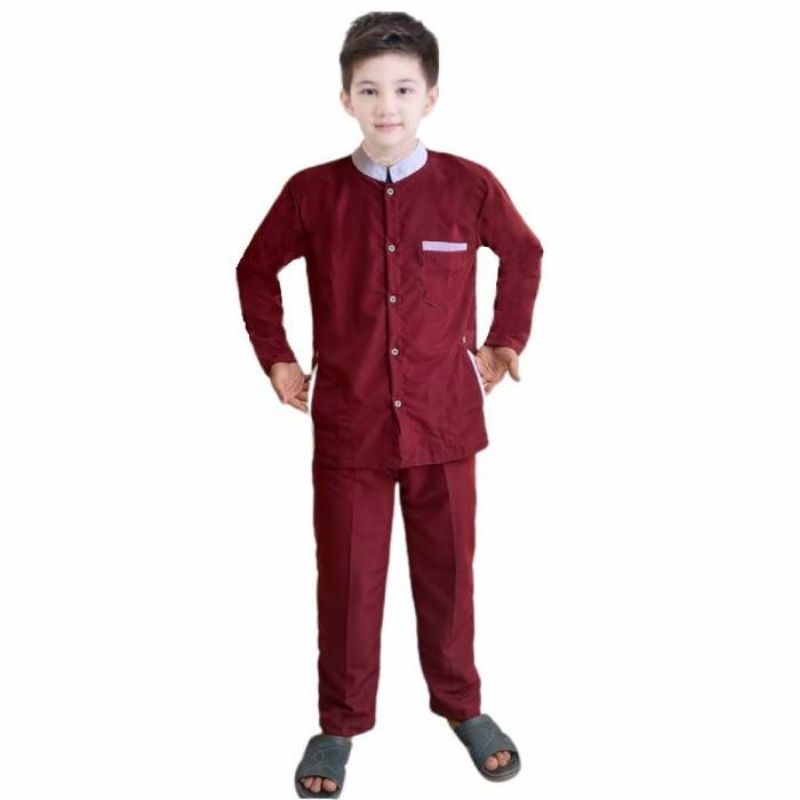 Baju Koko anak laki laki Setelan Koko Anak Model jasko Terlaris 2023