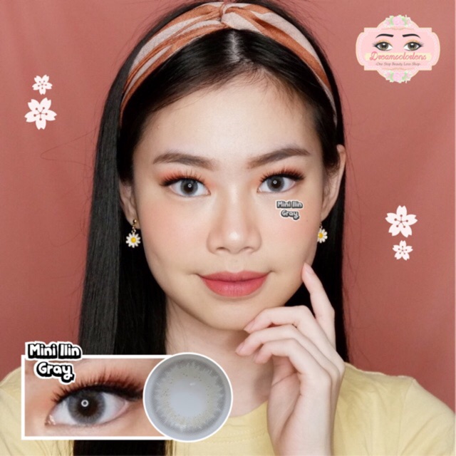 Softlens Kitty Kawaii Mini iLin Gray / Grey / Abu Normal Minus Beda Minus