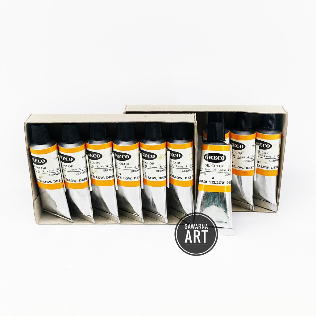 

Greco Oil Colour Cadmium Yellow Deep No 6