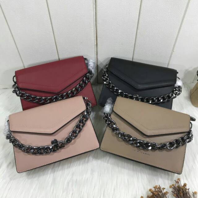 Charles and keith envelope button