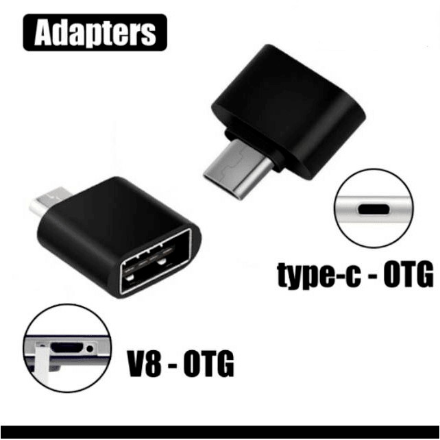 OTG MINI PERSEGI MICRO USB / TYPE C konektor NON KABEL MURAH