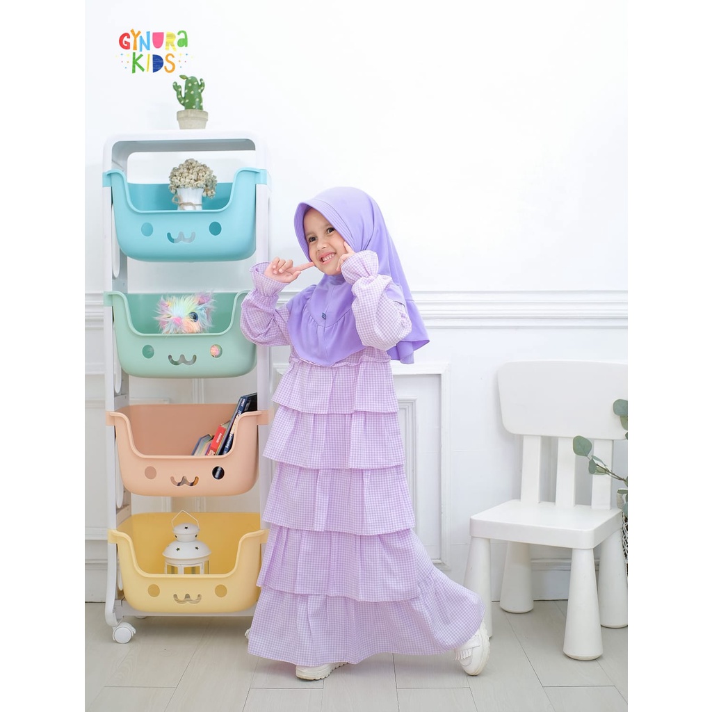 GAMIS ANAK PEREMPUAN REMAJA TANGGUNG TERBARU 2022 BAHAN KATUN NYAMAN DRESS GYNURA KIDS GR 02