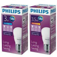Lampu bohlam philips LED bulb 3 watt P45
