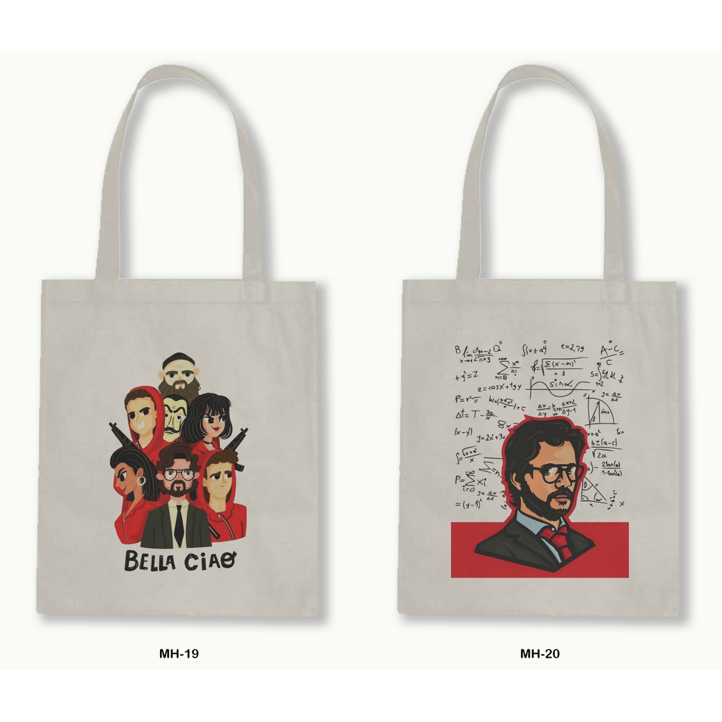 TOTE BAG BLACU 30X40-MONEY HEIST-02