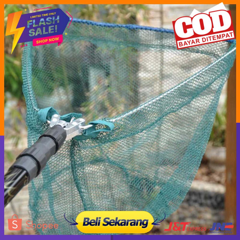 Lixada Serokan Jaring Ikan Telescopic Net Aluminium 190CM - DJ00296