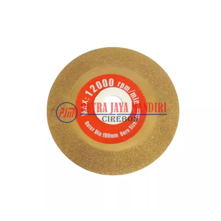 Mata Potong Kaca / Diamond Cutting Disc 0.8 mM / Pisau Potong Kaca Batu Alam Akik / Pisau Bevel Diamond Gosok Kaca