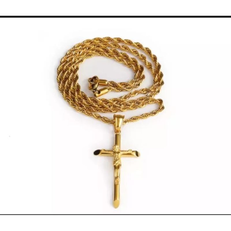 KALUNG TITANIUM EMAS LIONTIN SLIB
