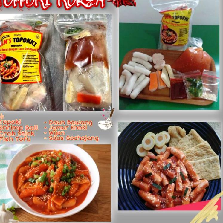 

usj READY Tapoki / Topoki Toppoki Khas Korea Toboki Tteokbokki dilengkapi dengan bumbunya gshe749