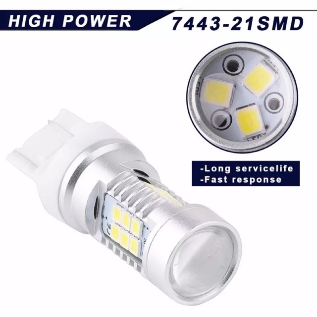 Lampu Rem T20 Strobo Lampu Stop T20 7443 21 Smd Kedip Flash R154