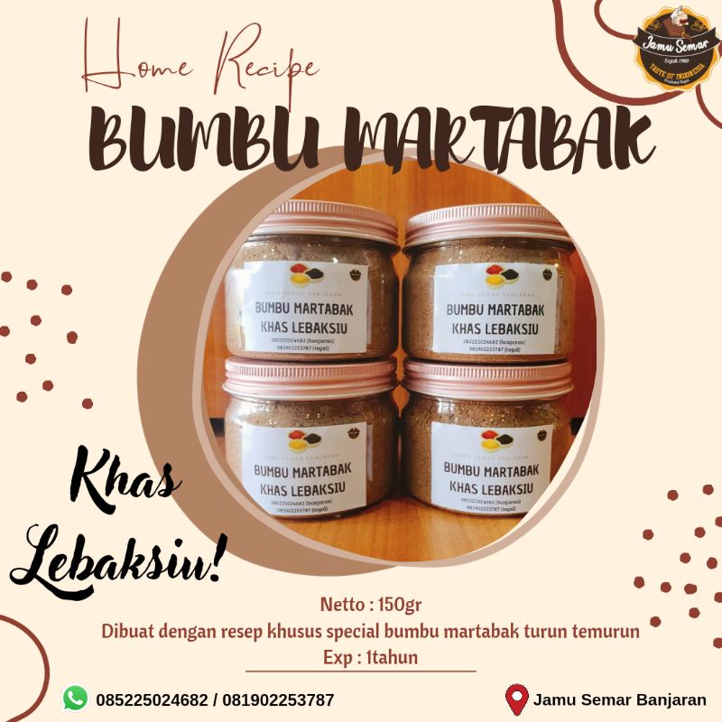 

Bumbu Martabak Lebaksiu 150gr
