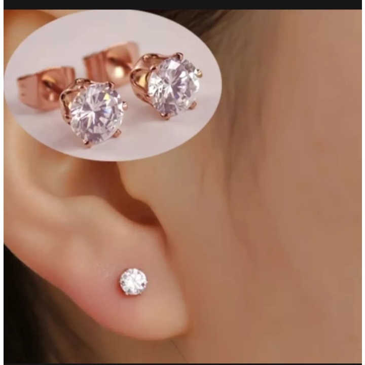 Anting wanita Titanium crystall swarovsķy