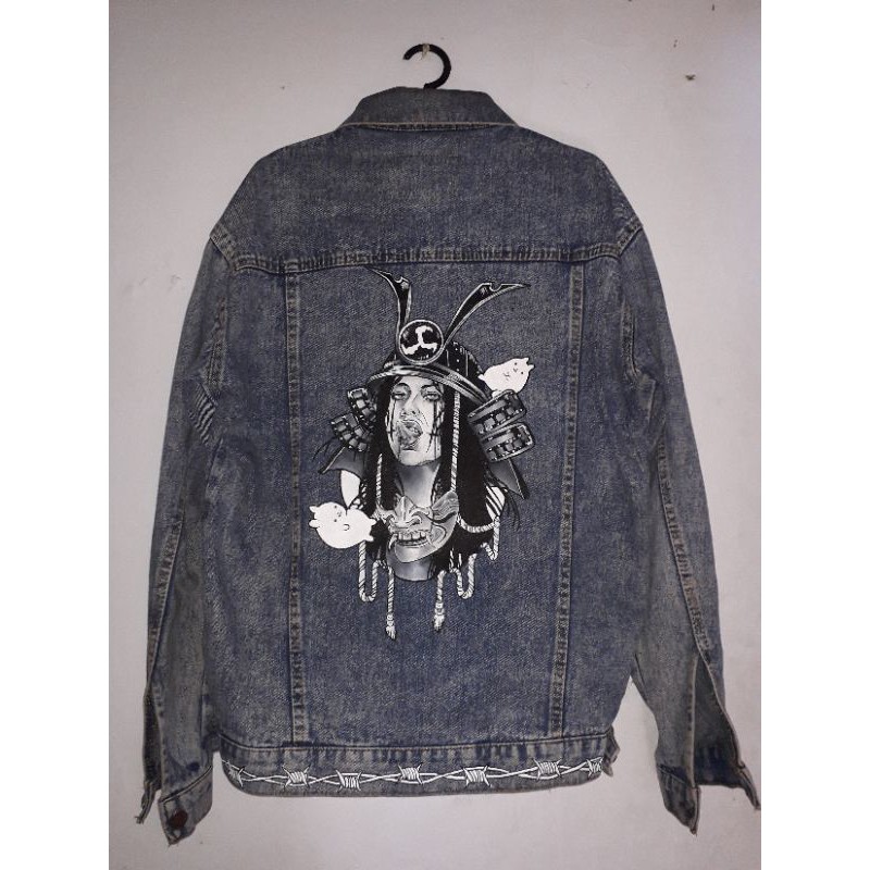 

jaket lukis custom