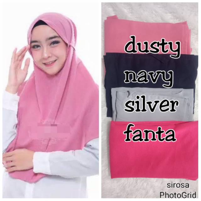 Bergo maryam ukuran standar