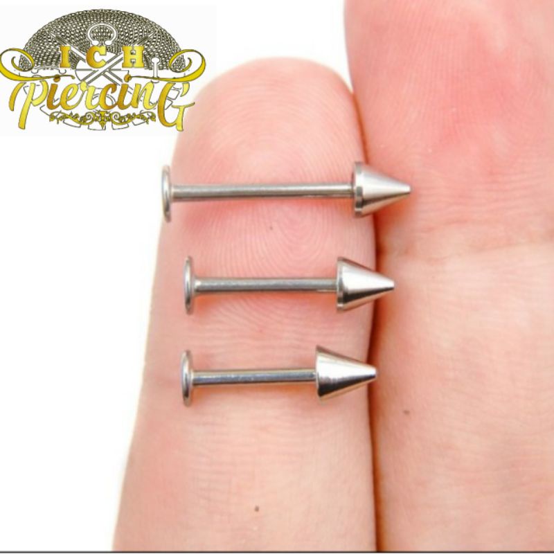 Anting Stud Titanium Model jarum / Anting halus / Anting Bibir / Anting