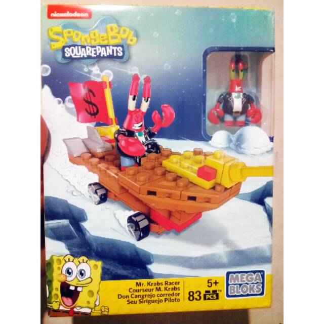 Mega bloks spongebob mr.krabs racer