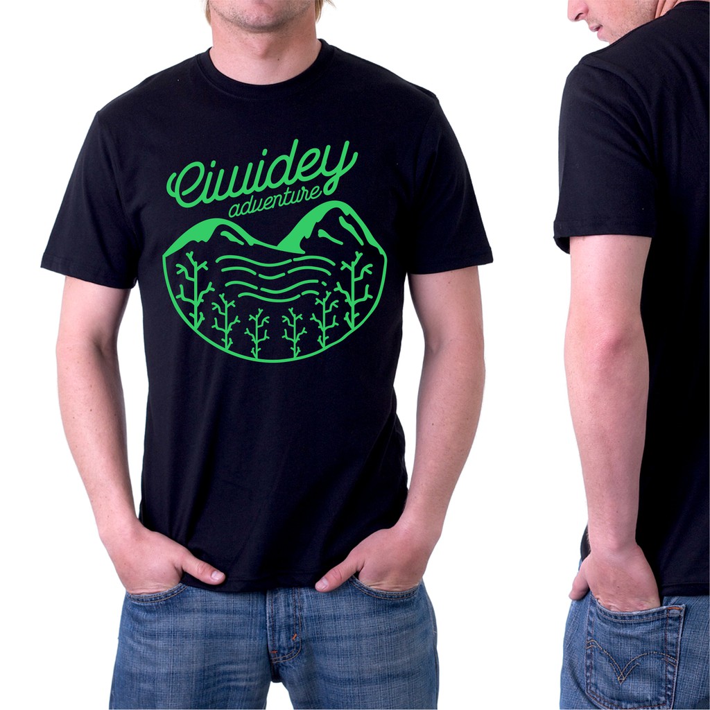 T-SHIRT PRIA ORIGINAL KAOS PREMIUM CIWIDEY ADVENTURE