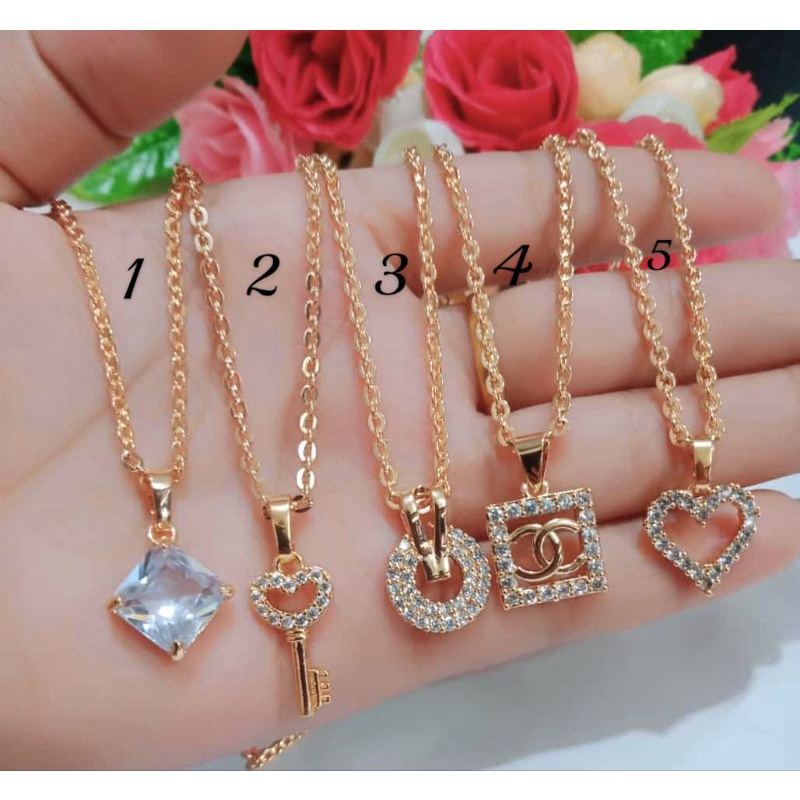 Fourfashion Kalung Liontin Dewasa Motif Terbaru Kekinian  HH134