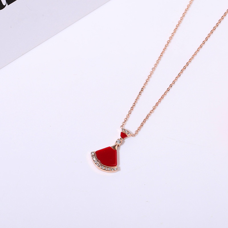 Kalung KL128 Stainless Steel / Titanium Premium Fashion Wanita Kalung unik Lucu Keren/ Deluna /BB