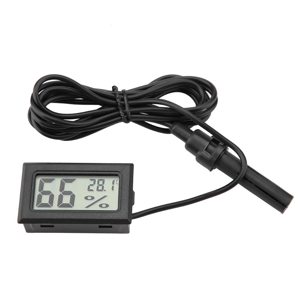Mini Thermometer Higrometer Dengan Kabel Sensor