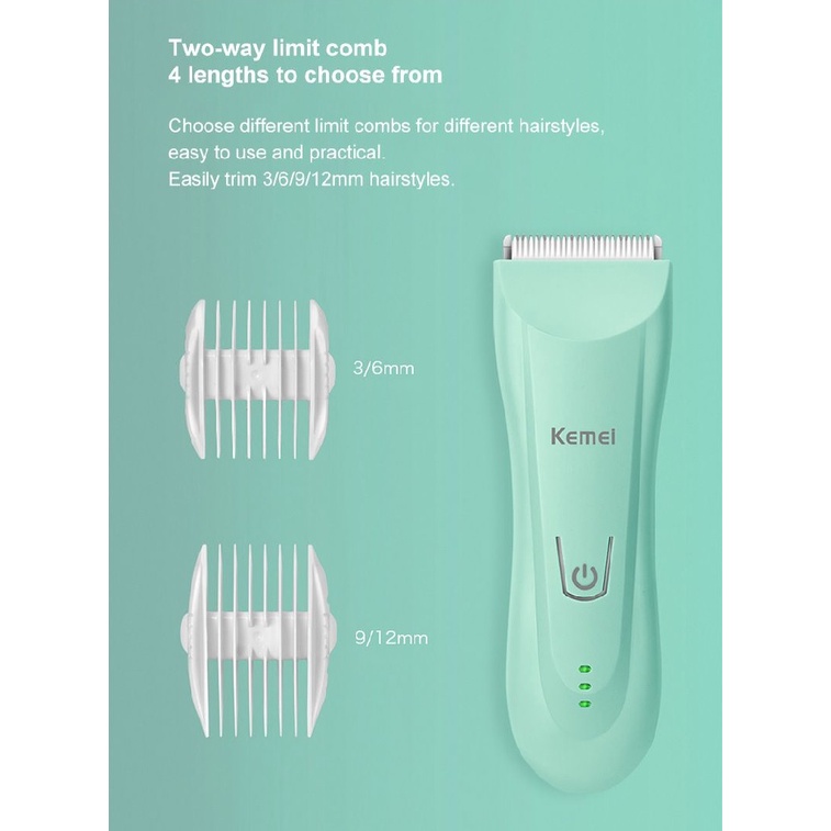 KEMEI KM-811 - Baby Hair Clipper - Alat Pencukur Rambut Elektrik Anak