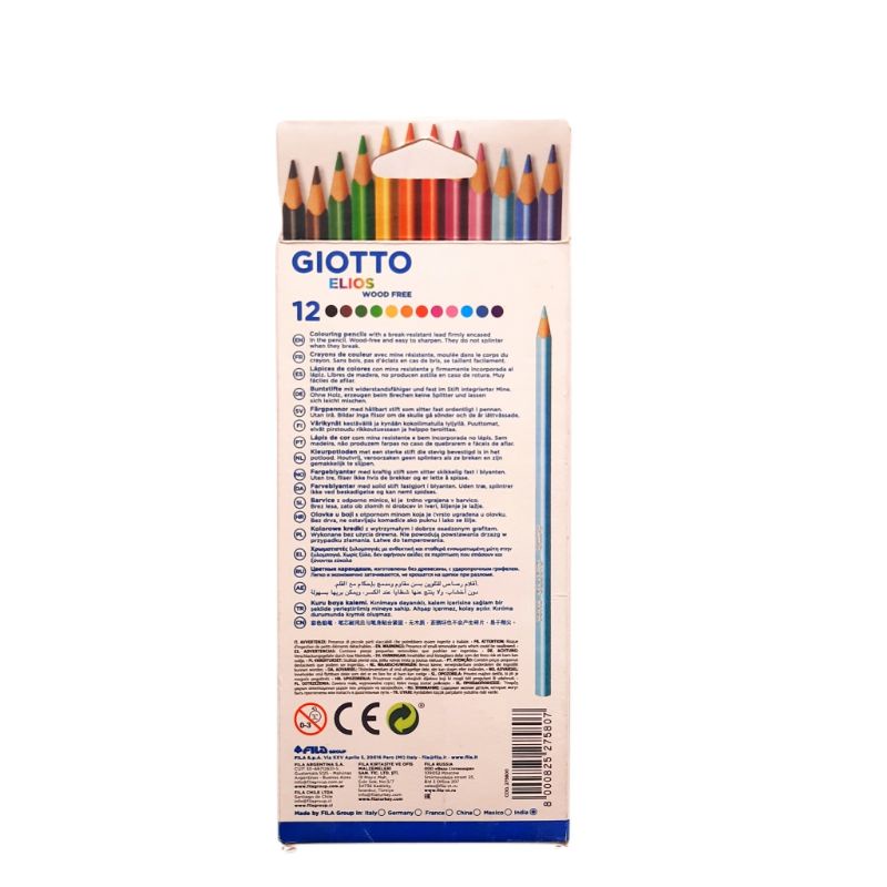 Pensil Warna Giotto Elios set 12 warna