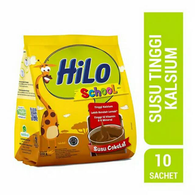 Hilo School coklat Gusset 10 sachet | Shopee Indonesia