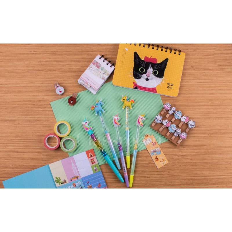 

CLASSROOM pulpen unicorn/ pulpen gel/pulpen gel pasir glitter