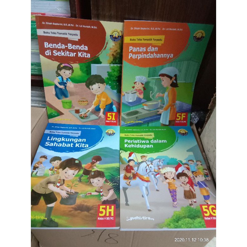 Tematik SD kelas 5 Yudhistira FGHI