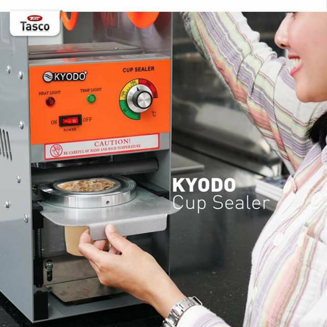 Cup Sealer Kyodo Mesin Press Gelas Plastik Sealing Machine Kyodo