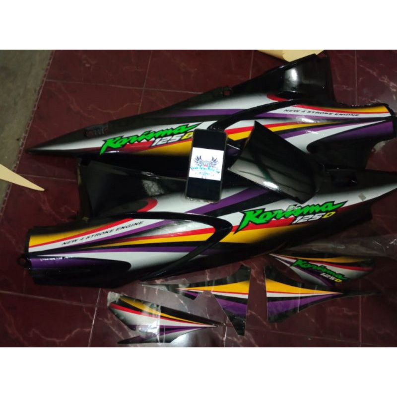 Jual Cover Dek Body Belakang Kiri Kanan Plus Striping Honda Kharisma