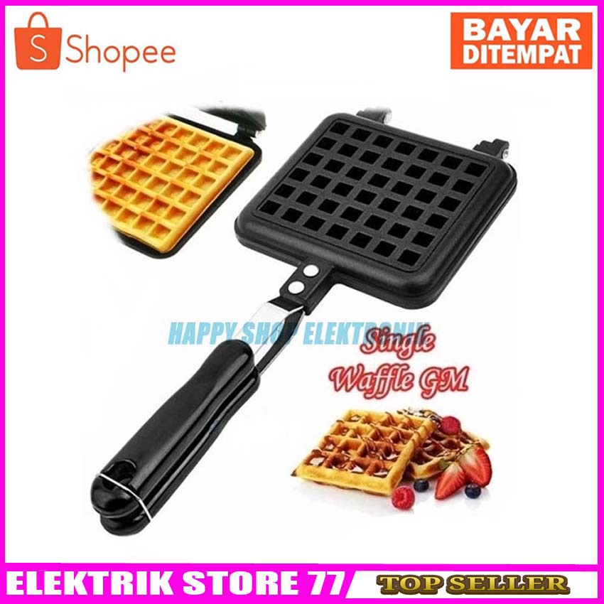 Cetakan Kue Croffle Waffle Waffle Maker Single ( Single ) - BERKUALITAS