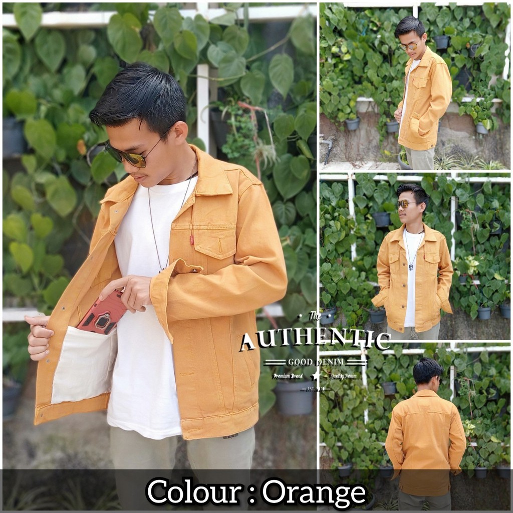 Jaket Jeans Pria standar Premium Jaket Tebal Style Korea