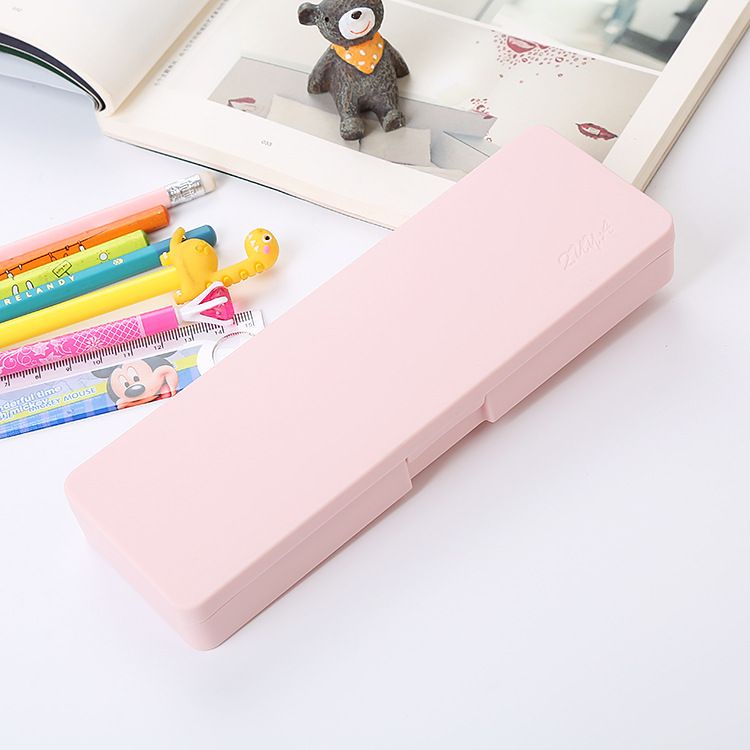 (SNAPCORNER)Tempat Pensil Polos Aesthetic / Kotak Pensil Simple / Kotak Pensil Korea / Kotak pensil pastel