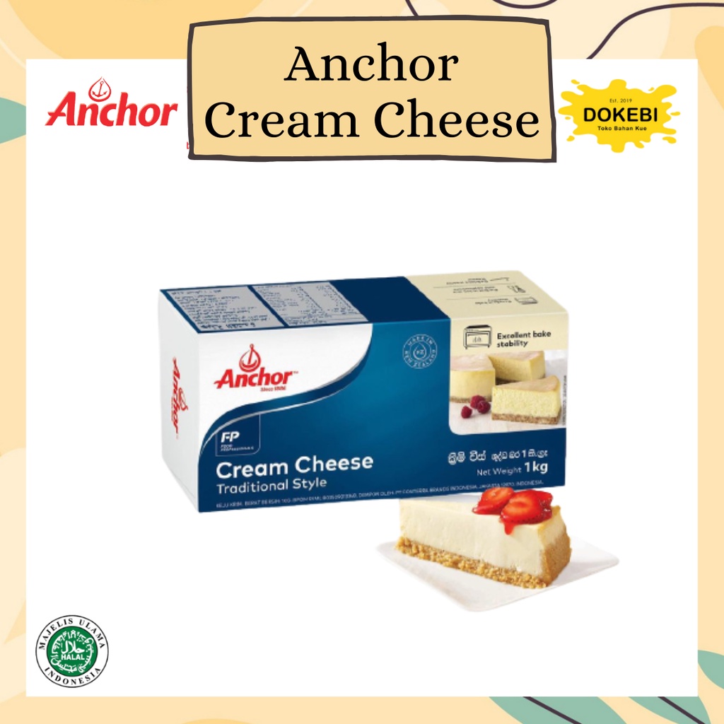 

Cream Cheese Anchor 1kg - Kemasan Original